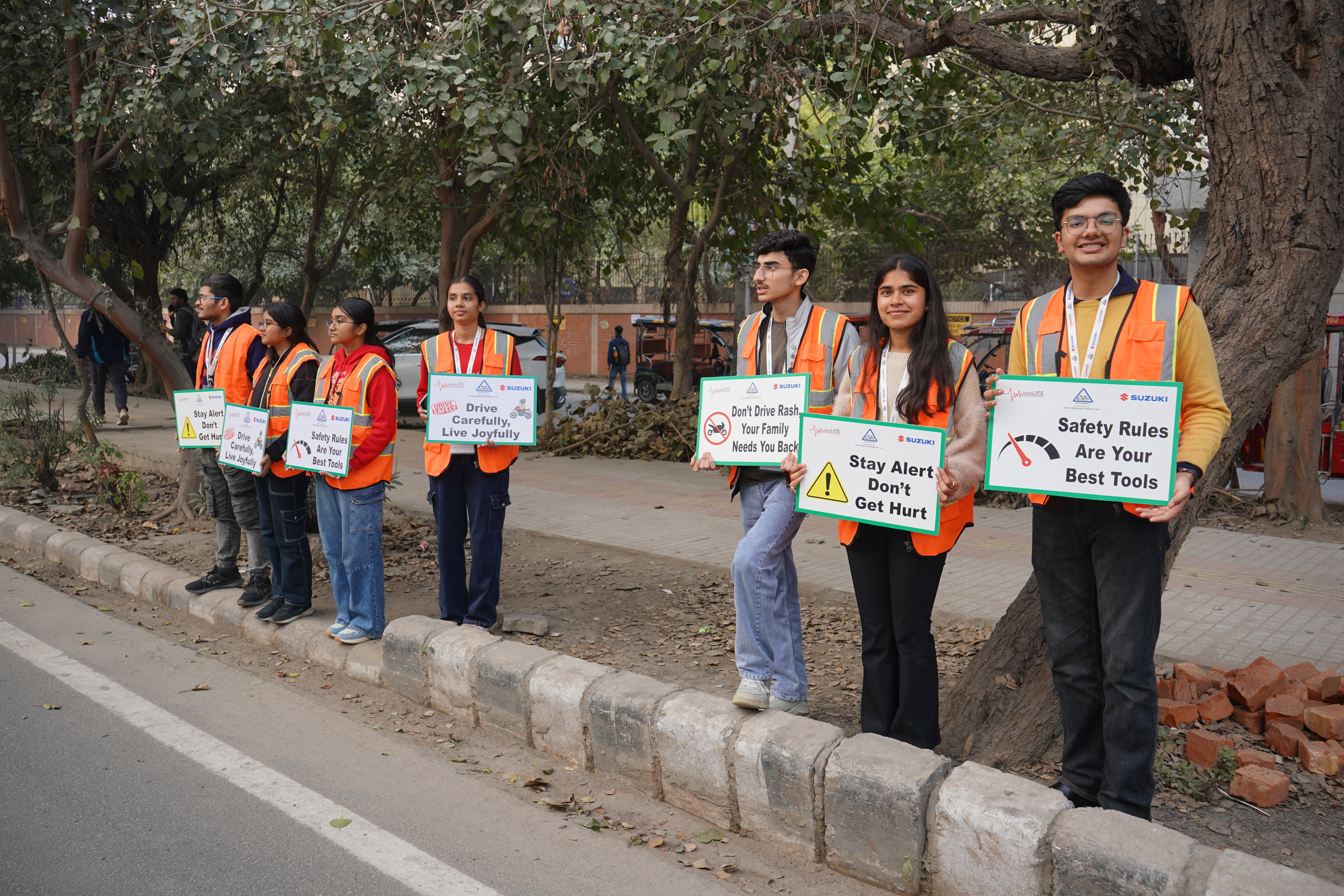 Youth road safety awareness activity